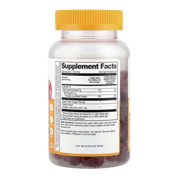 Apple Cider Vinegar with the Mother Kids - 60 gummies (До 06.26) 2023-10-7688 фото